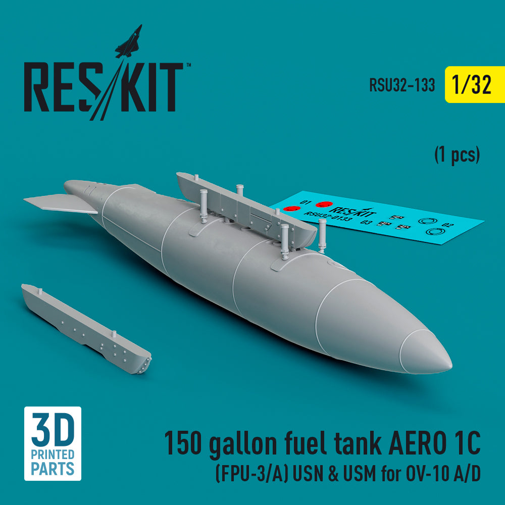 ResKit RSU32-0133 1:32 150 gallon fuel tank AERO 1C