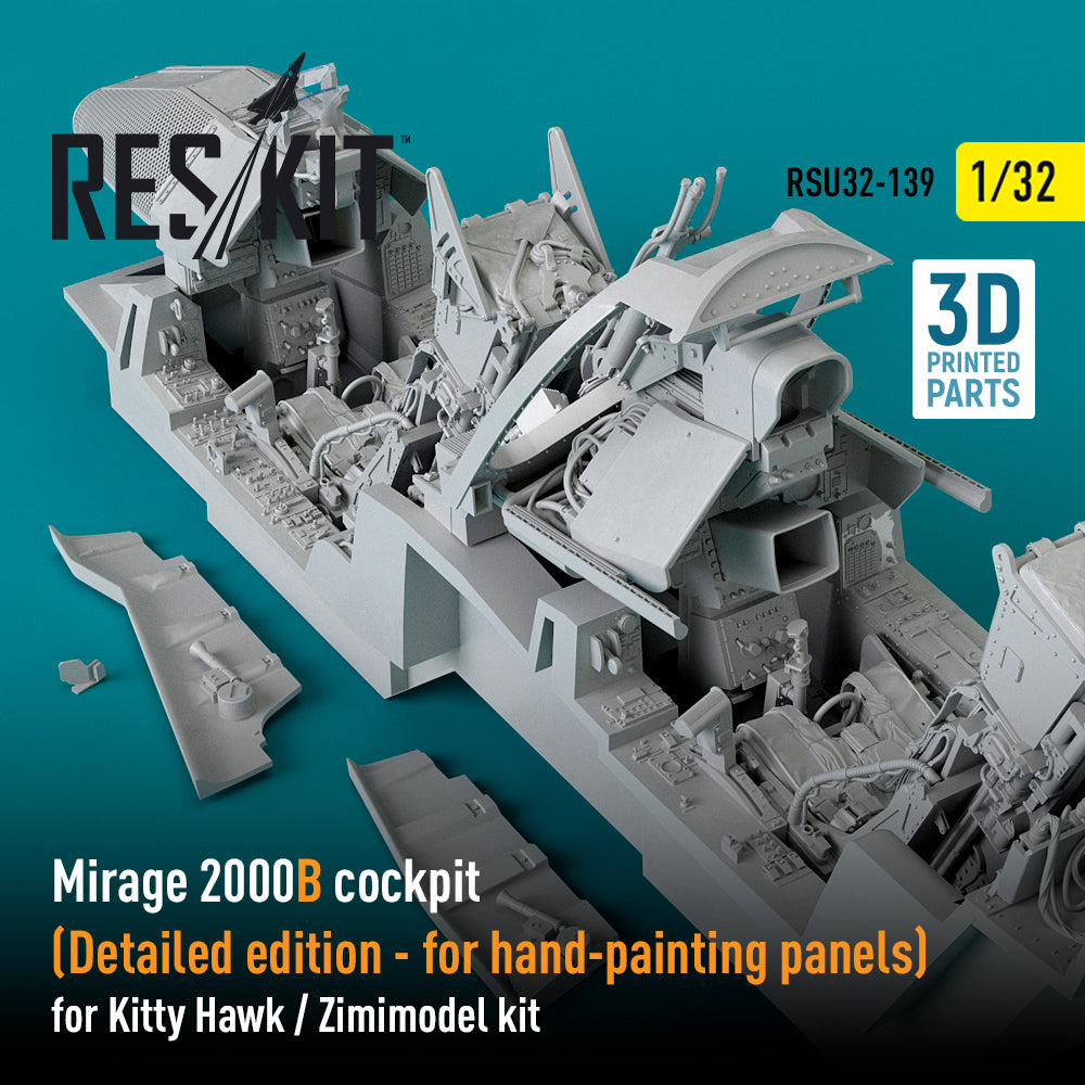 ResKit RSU32-0139 1:32 Dassault_Mirage 2000B cockpit