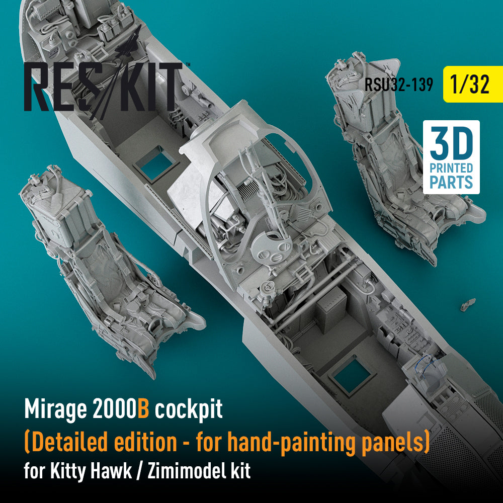 ResKit RSU32-0139 1:32 Dassault_Mirage 2000B cockpit