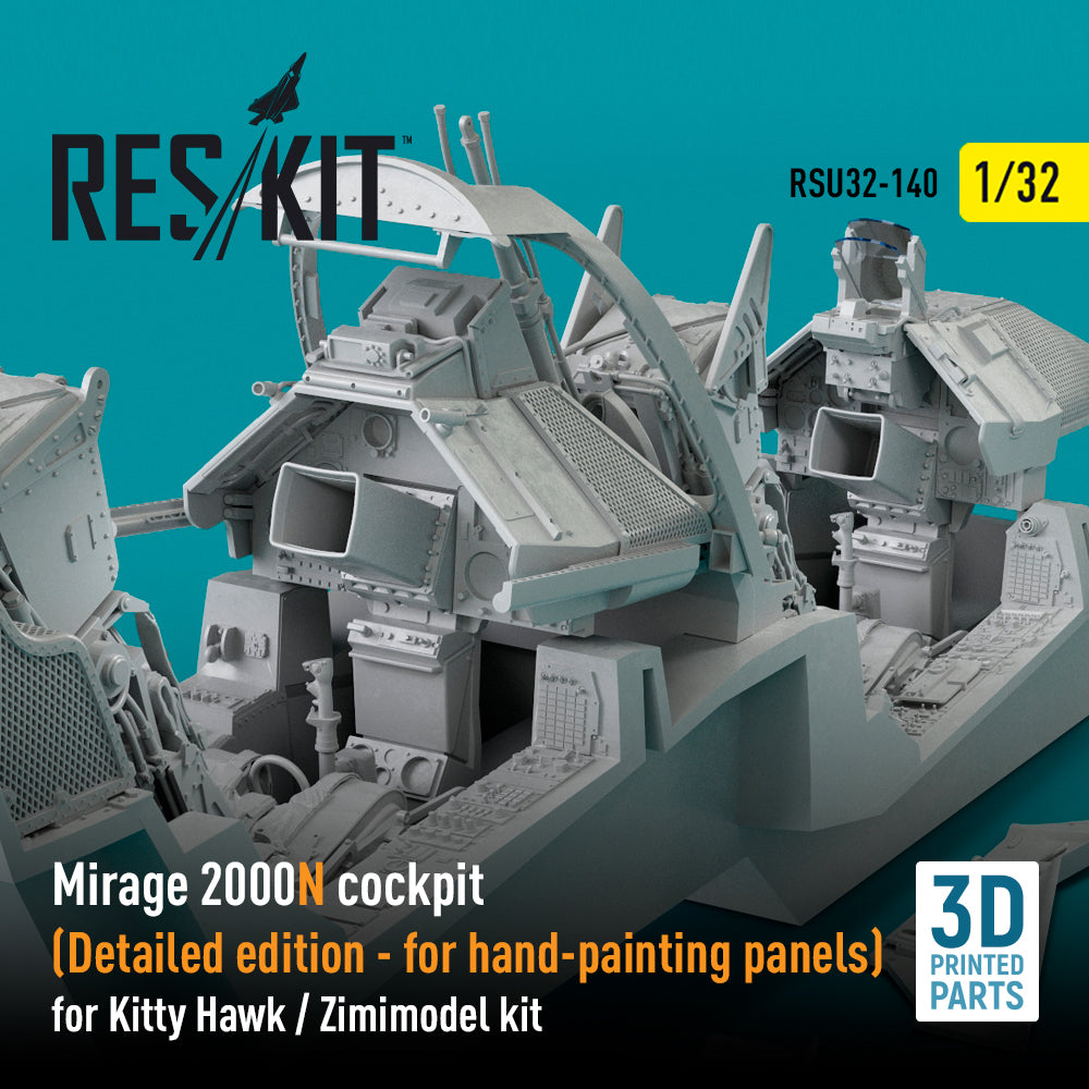 ResKit RSU32-0140 1:32 Dassault_Mirage 2000N cockpit