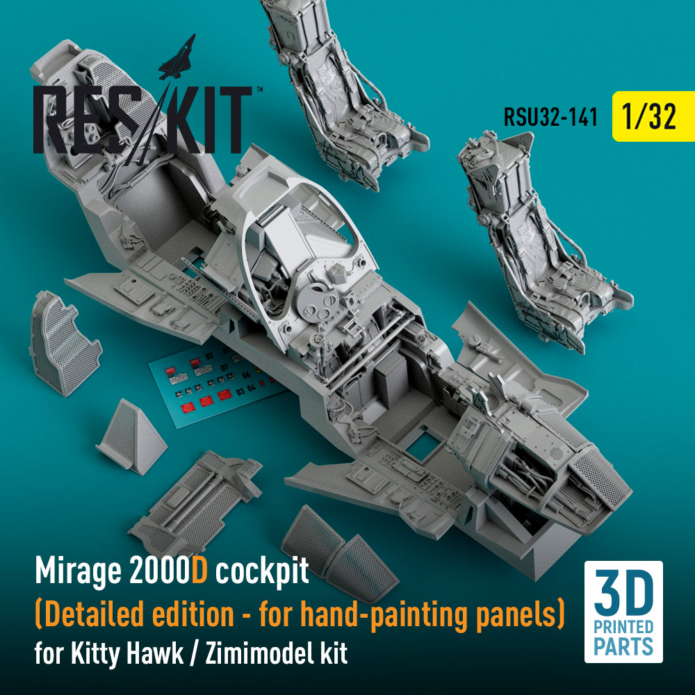 ResKit RSU32-0141 1:32 Dassault_Mirage 2000D cockpit
