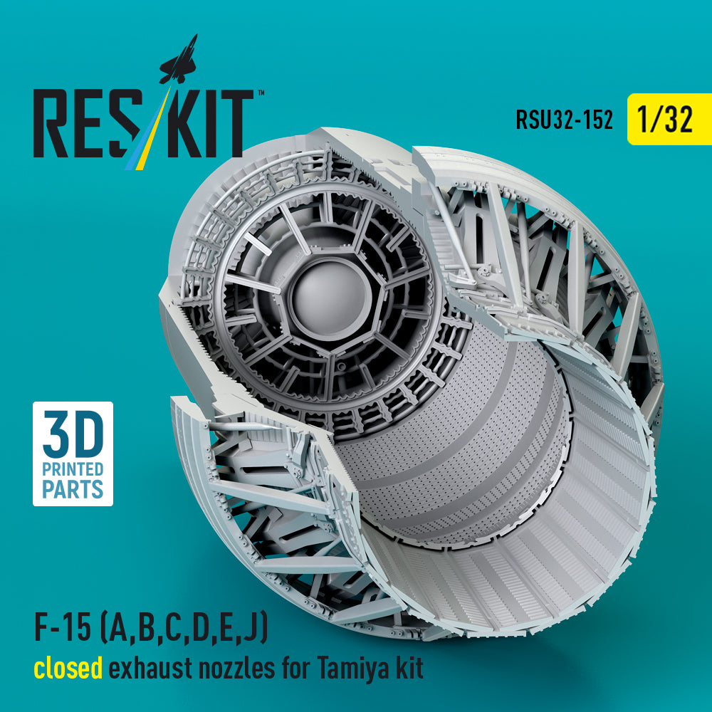 ResKit RSU32-0152 1:32 F-15 Eagle(A,B,C,D,E early,J) Closed Exhaust Nozzles