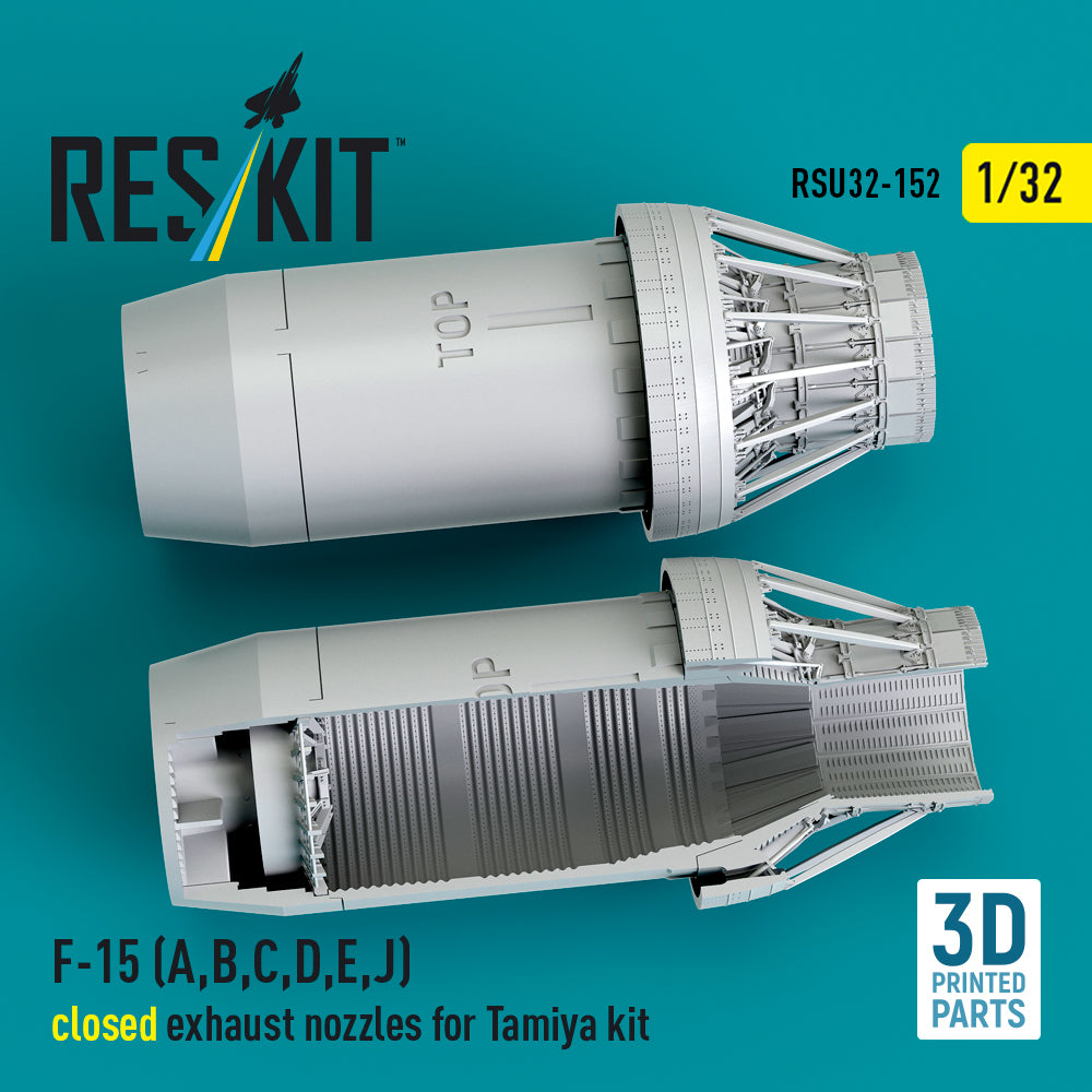 ResKit RSU32-0152 1:32 F-15 Eagle(A,B,C,D,E early,J) Closed Exhaust Nozzles