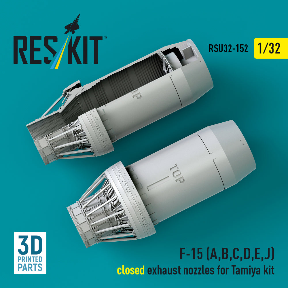 ResKit RSU32-0152 1:32 F-15 Eagle(A,B,C,D,E early,J) Closed Exhaust Nozzles