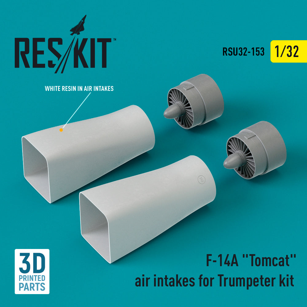 ResKit RSU32-0153 1:32 Grumman F-14A Tomcat air intakes