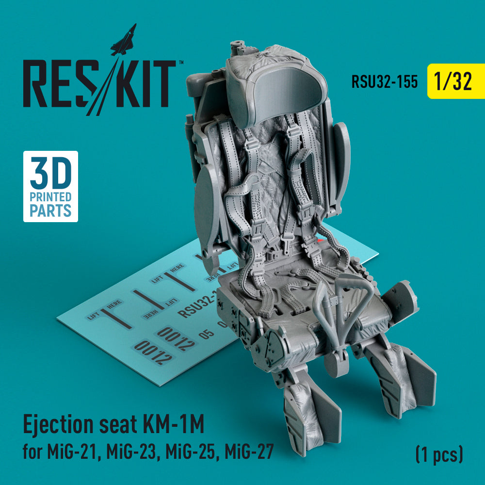 ResKit RSU32-0155 1:32 KM-1M ejection seat for MiG-21/23/25/27
