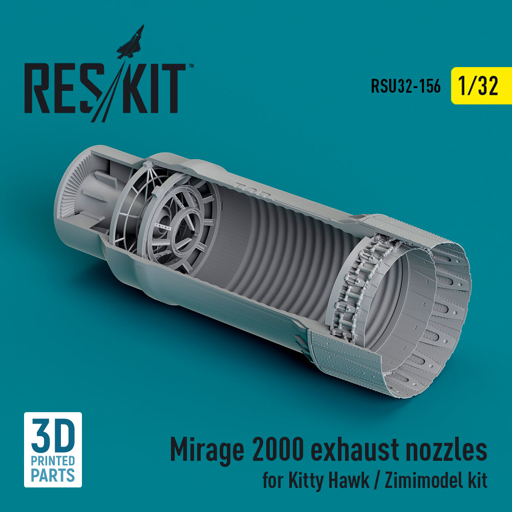 ResKit RSU32-0156 1:32 Dassault_Mirage 2000 exhaust nozzle