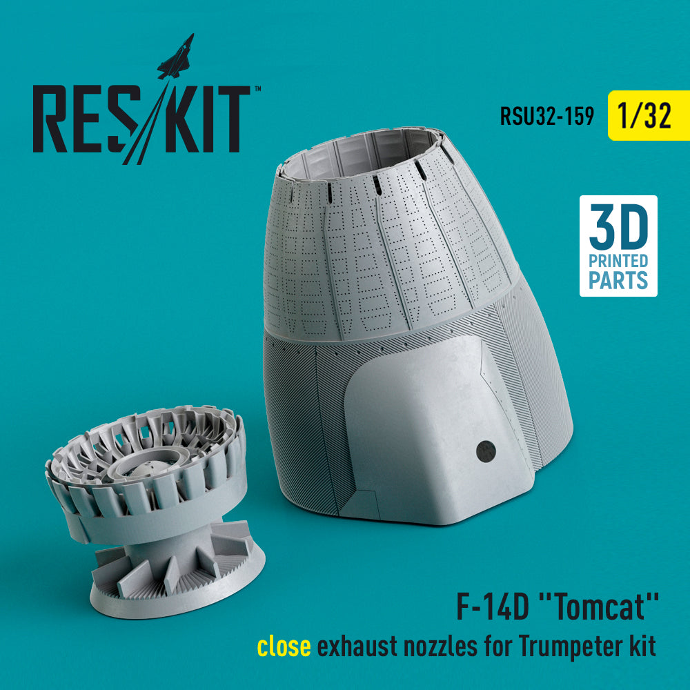ResKit RSU32-0159 1:32 Grumman F-14D Tomcat close exhaust nozzles