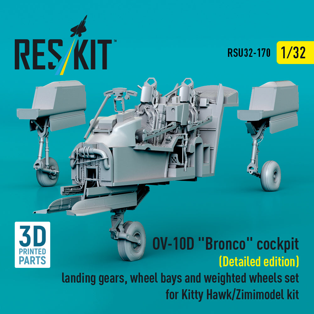 ResKit RSU32-0170 1:32 North-American/Rockwell OV-10D Bronco cockpit