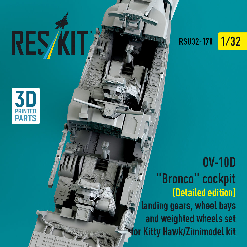 ResKit RSU32-0170 1:32 North-American/Rockwell OV-10D Bronco cockpit