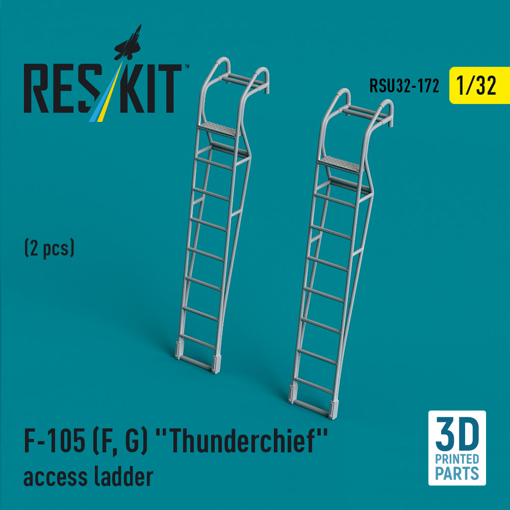 ResKit RSU32-0172 1:32 Republic F-105F/F-105G Thunderchief access ladders
