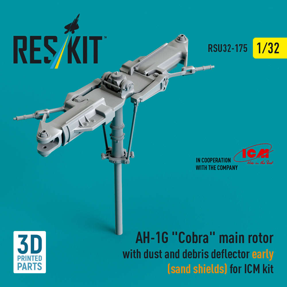 ResKit RSU32-0175 1:32 Bell AH-1G Cobra main rotor with dust & debris deflector