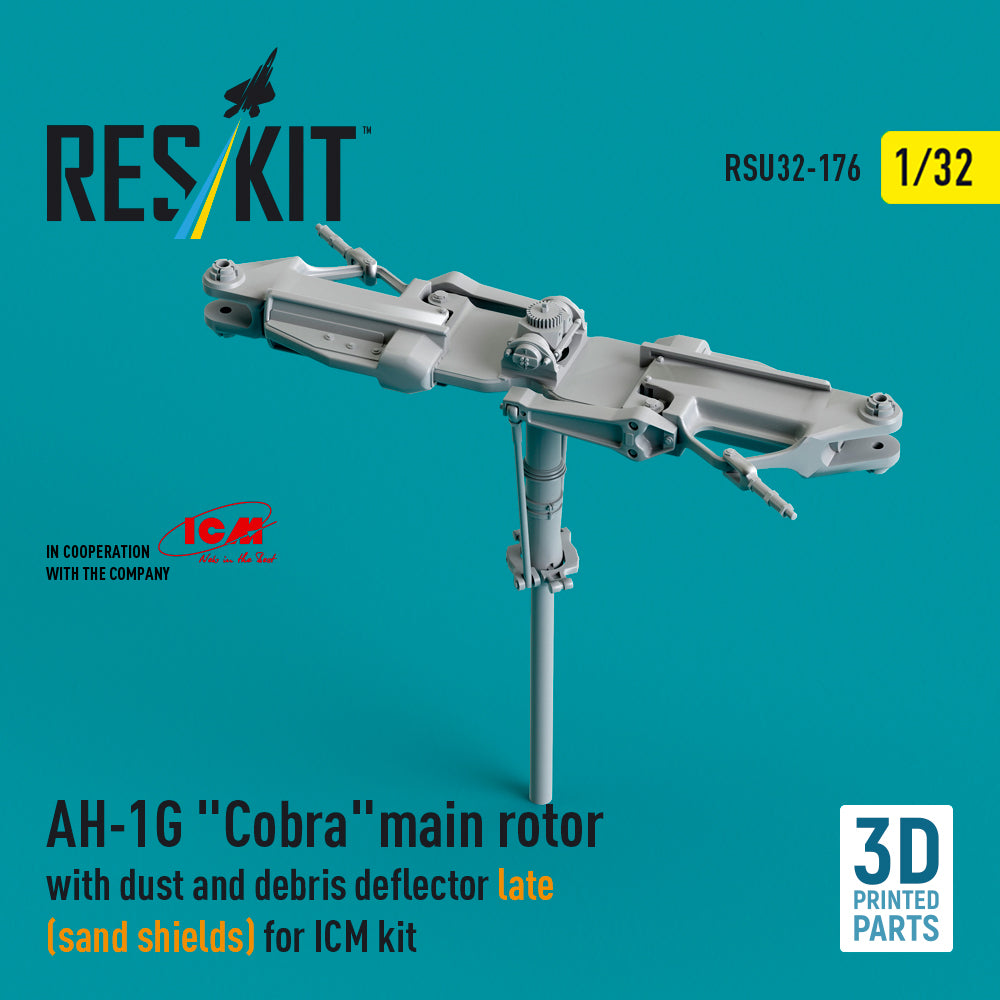 ResKit RSU32-0176 1:32 Bell AH-1G Cobra main rotor with dust & debris deflector