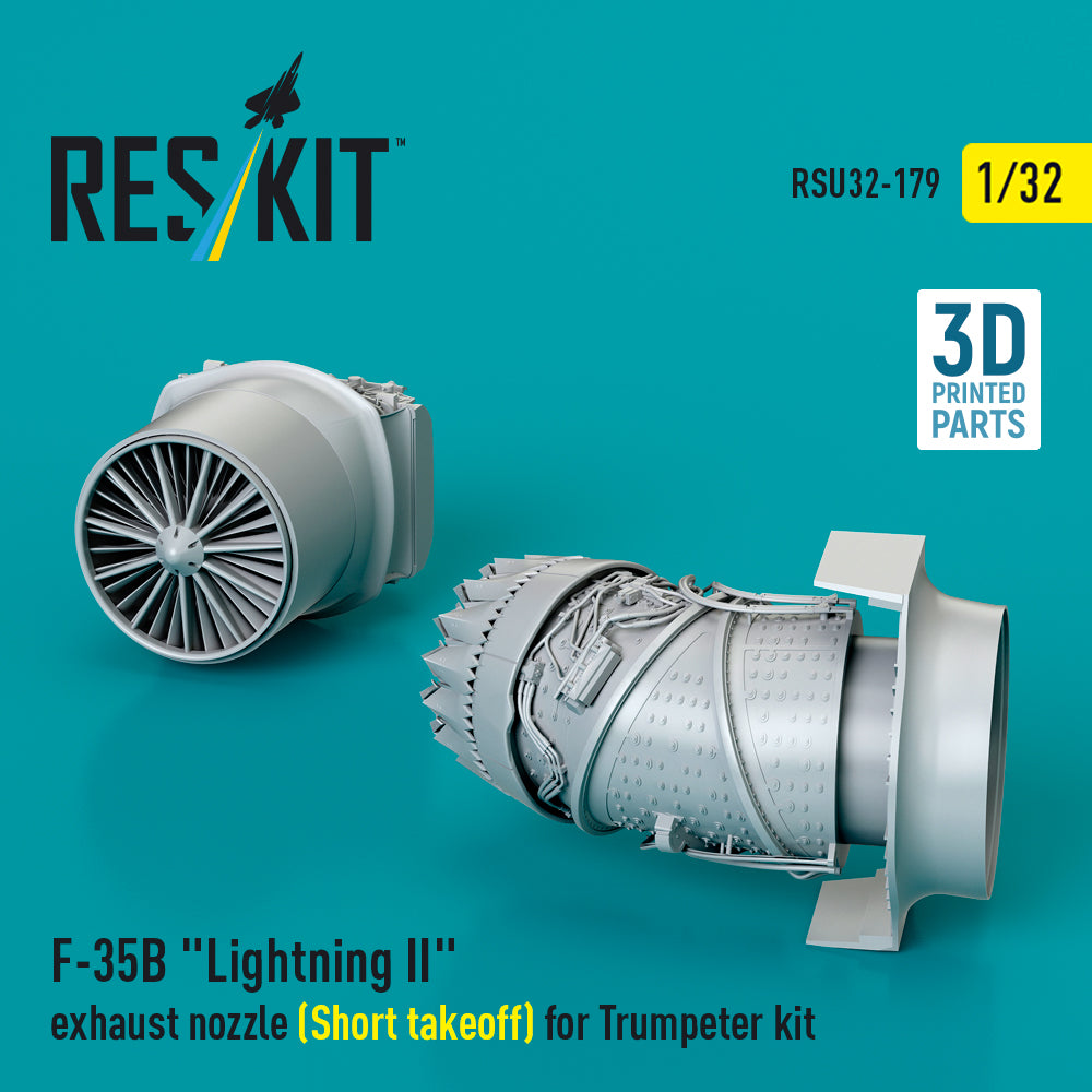 ResKit RSU32-0179 1:32 Lockheed-Martin F-35B Lightning II exhaust nozzle