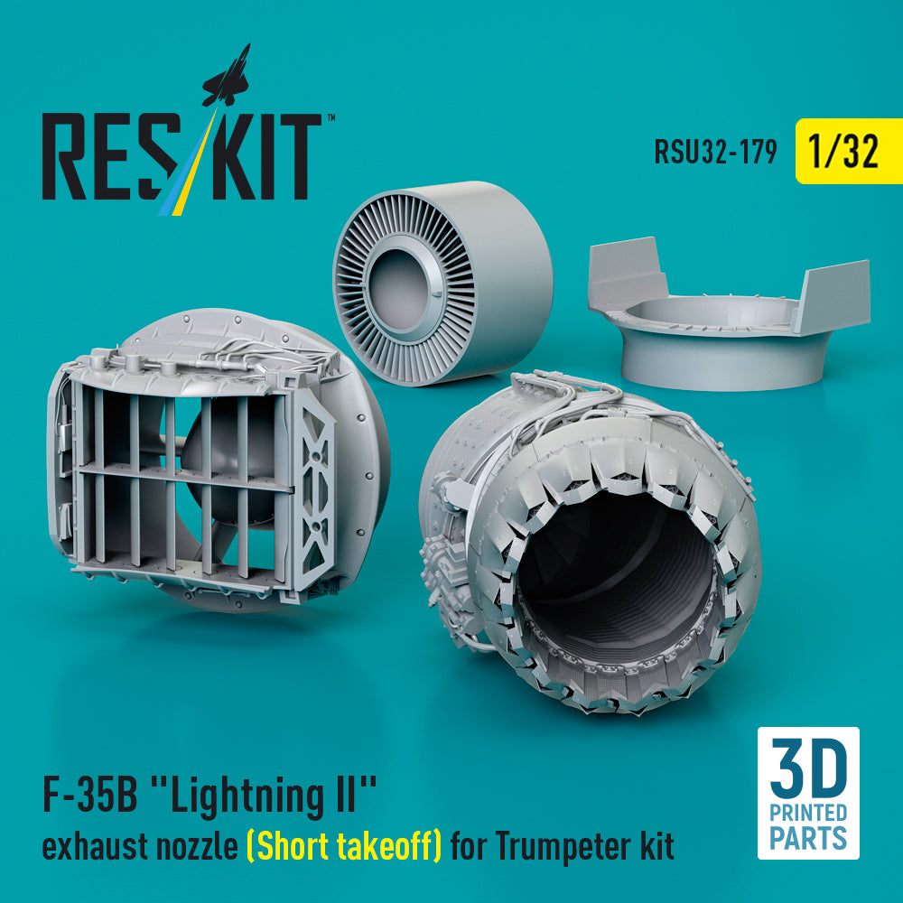 ResKit RSU32-0179 1:32 Lockheed-Martin F-35B Lightning II exhaust nozzle
