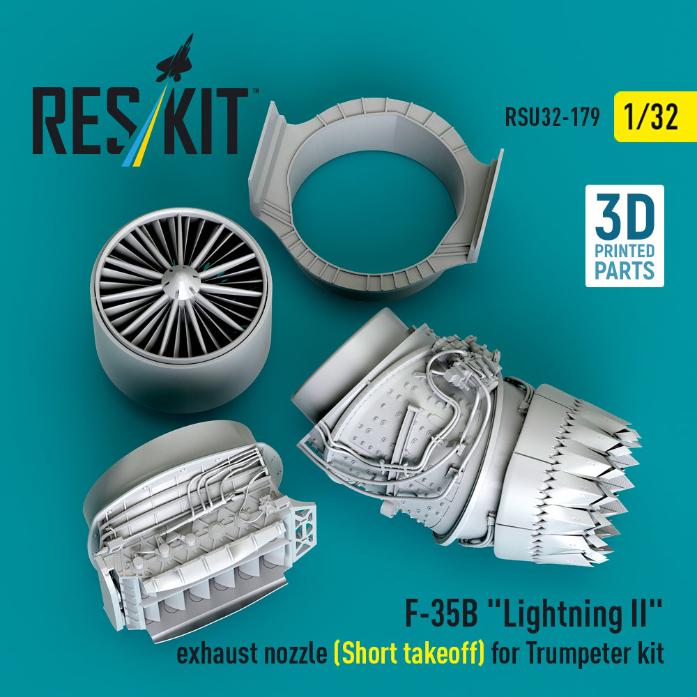 ResKit RSU32-0179 1:32 Lockheed-Martin F-35B Lightning II exhaust nozzle