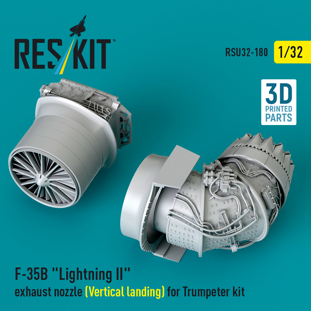 ResKit RSU32-0180 1:32 Lockheed-Martin F-35B Lightning II exhaust nozzle