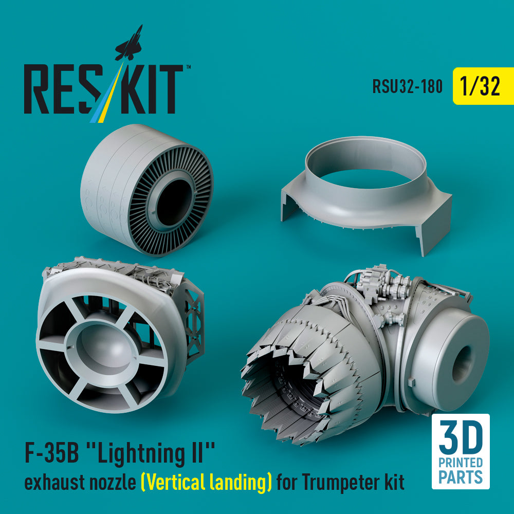 ResKit RSU32-0180 1:32 Lockheed-Martin F-35B Lightning II exhaust nozzle
