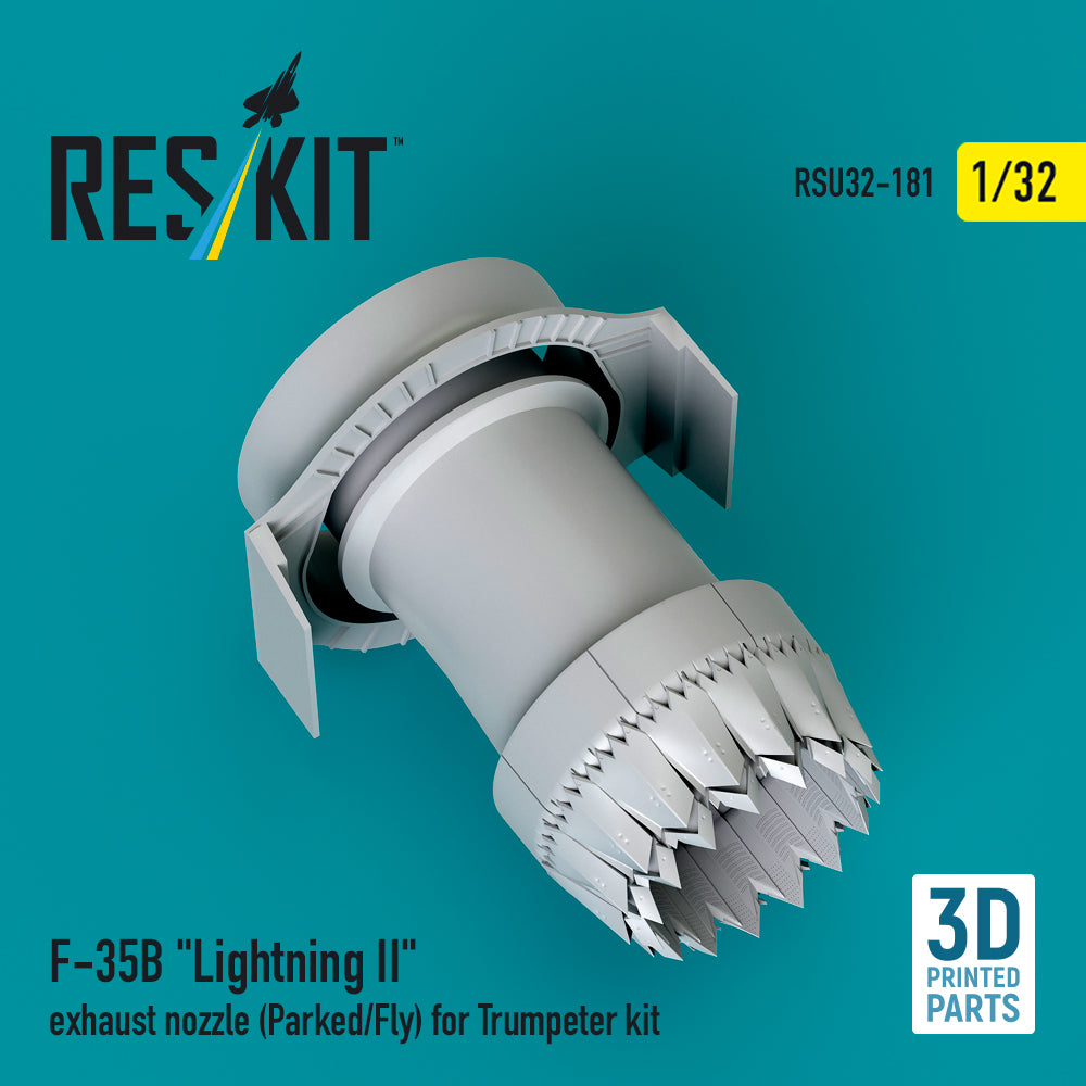 ResKit RSU32-0181 1:32 Lockheed-Martin F-35B Lightning II exhaust nozzle