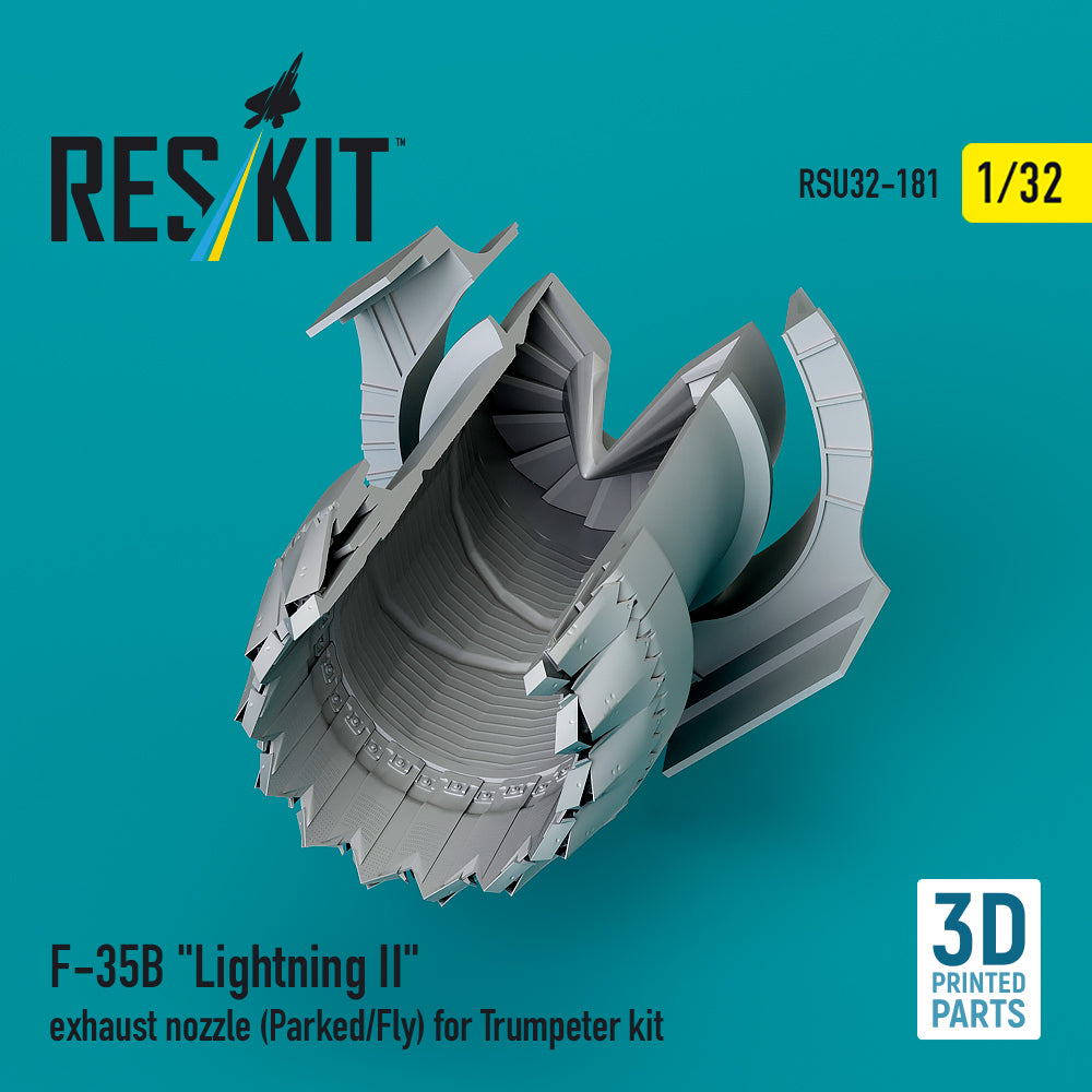 ResKit RSU32-0181 1:32 Lockheed-Martin F-35B Lightning II exhaust nozzle