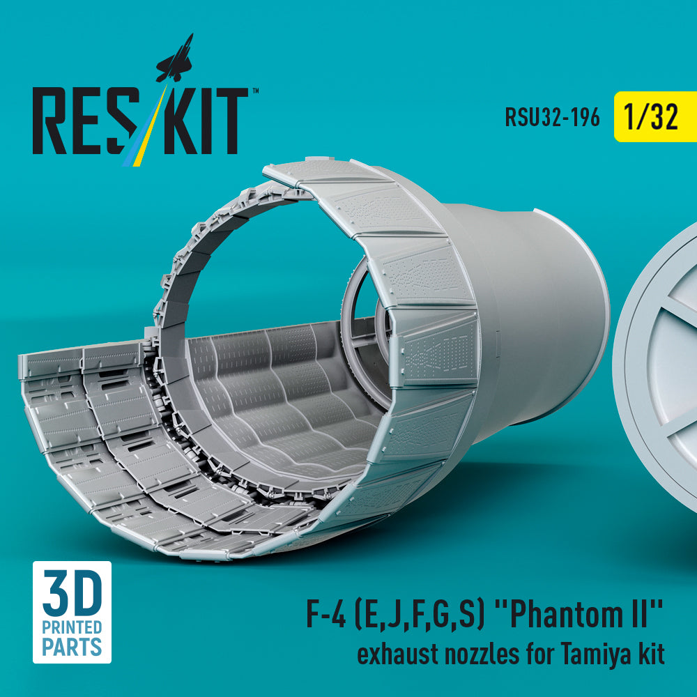 ResKit RSU32-0196 1:32 F-4E/J/F/G/S Phantom II Exhaust Nozzles