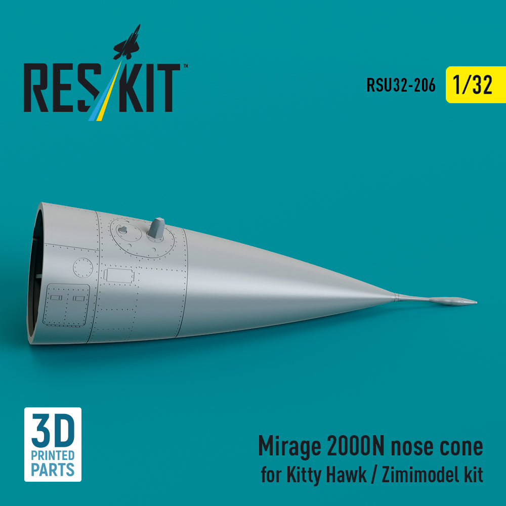 ResKit RSU32-0206 1:32 Dassault_Mirage 2000N nose cone