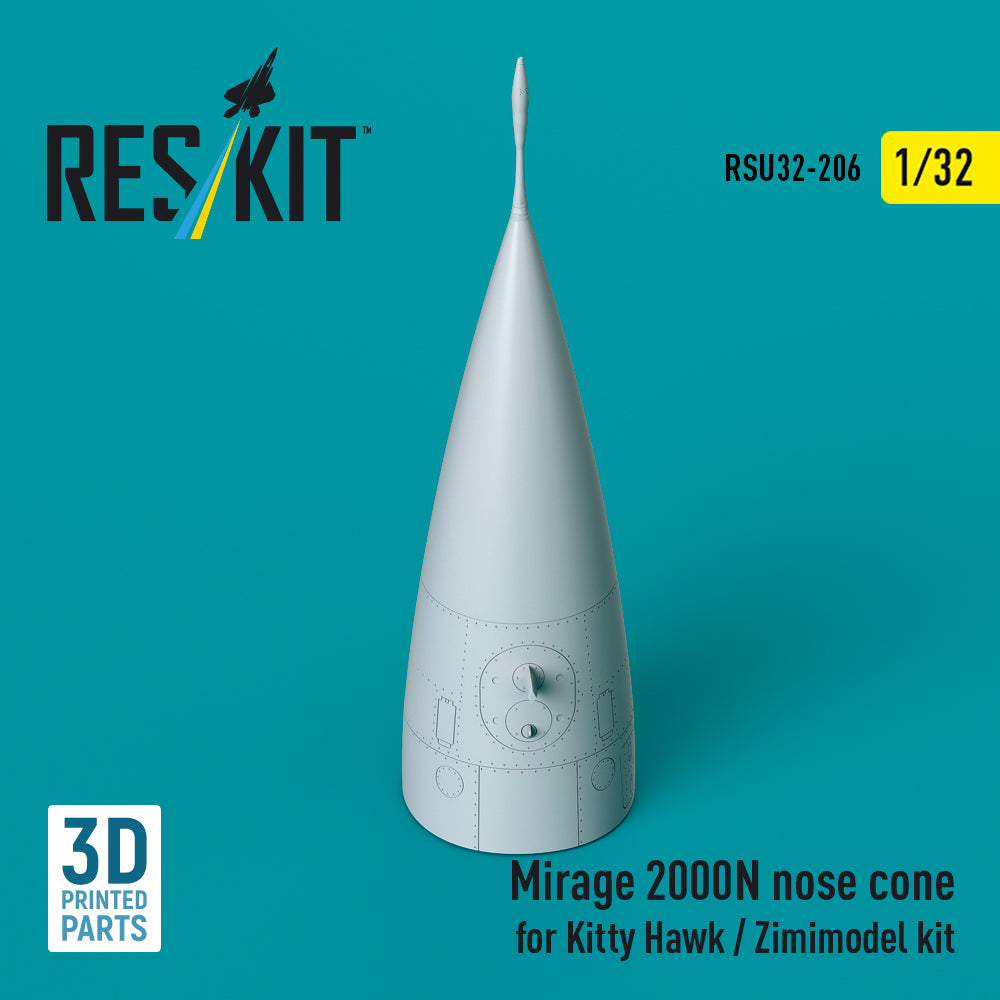 ResKit RSU32-0206 1:32 Dassault_Mirage 2000N nose cone