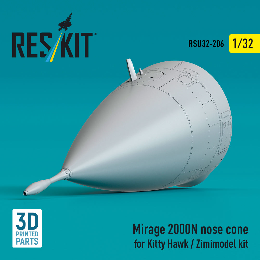 ResKit RSU32-0206 1:32 Dassault_Mirage 2000N nose cone