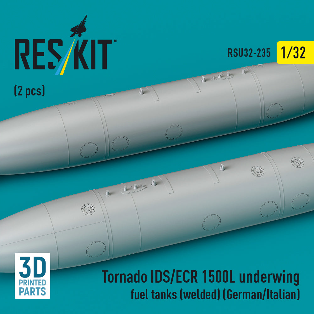 ResKit RSU32-0235 1:32 Panavia Tornado IDS/ECR 1500L underwing fuel tanks