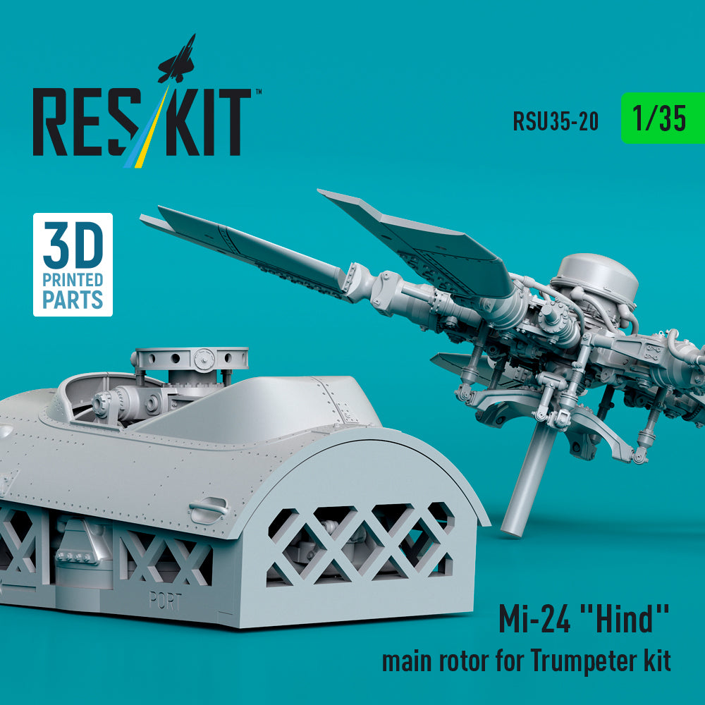 ResKit RSU35-0020 1:35 Mil Mi-24 Hind main rotor