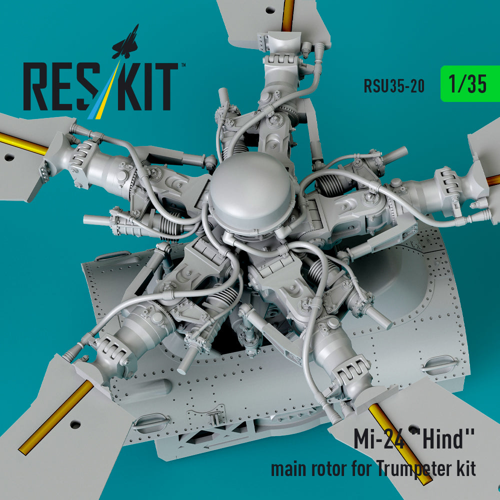ResKit RSU35-0020 1:35 Mil Mi-24 Hind main rotor