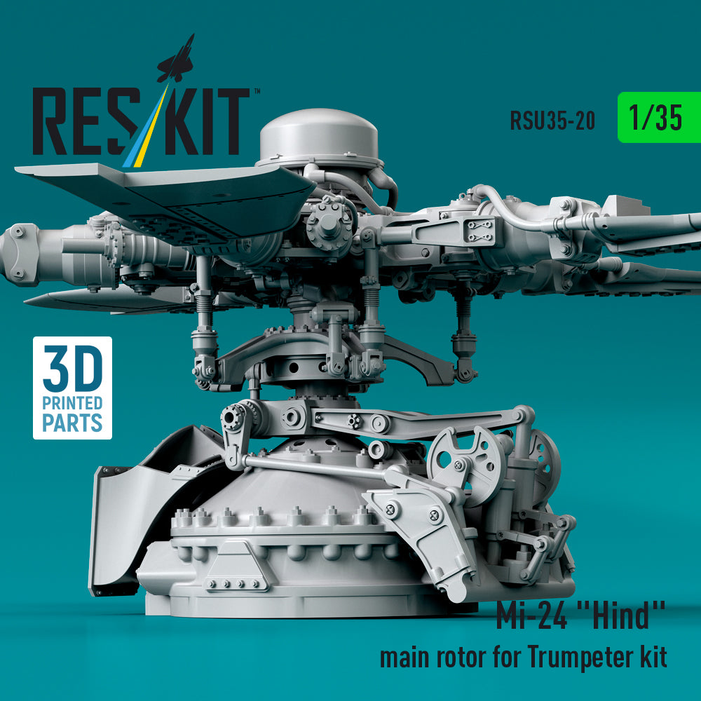 ResKit RSU35-0020 1:35 Mil Mi-24 Hind main rotor