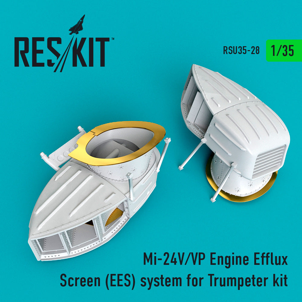 ResKit RSU35-0028 1:35 MiL Mi-24V/VP Engine Efflux Screen