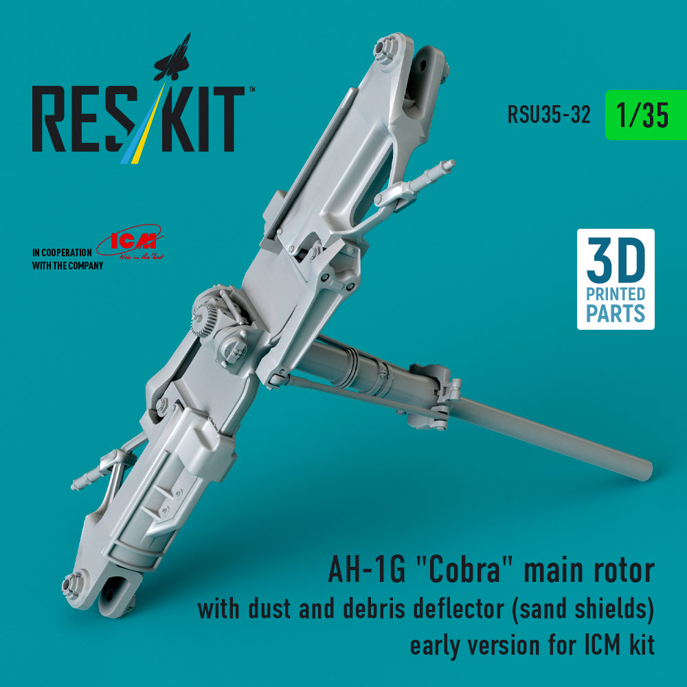 ResKit RSU35-0032 1:35 Bell AH-1G Cobra main rotor with dust & debris deflector