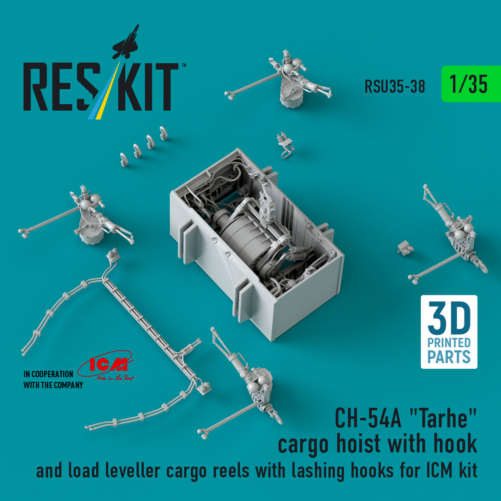 ResKit RSU35-0038 1:35 Sikorsky CH-54A Tarhe Cargo Hoist & Hooks