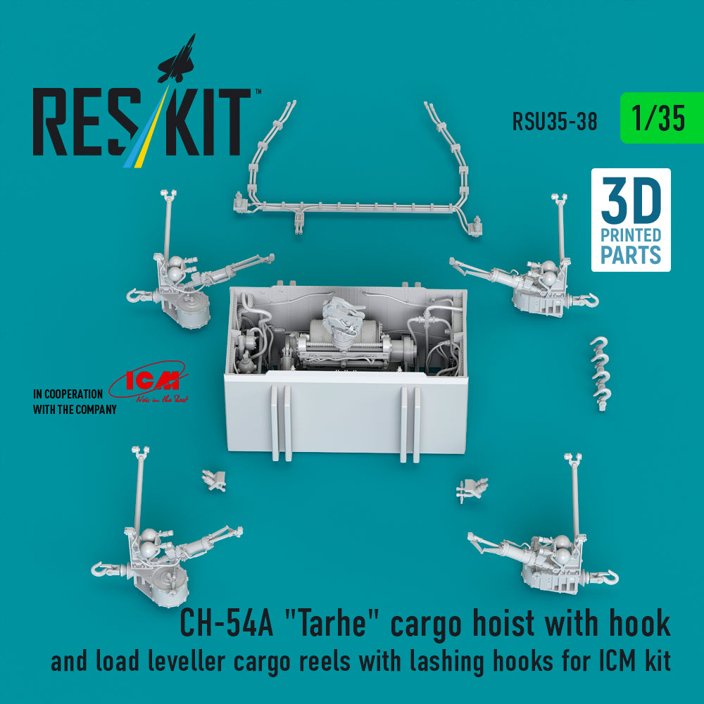 ResKit RSU35-0038 1:35 Sikorsky CH-54A Tarhe Cargo Hoist & Hooks