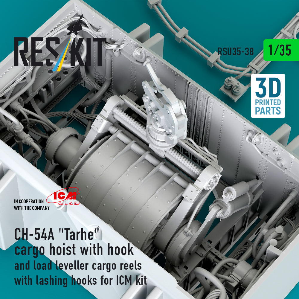 ResKit RSU35-0038 1:35 Sikorsky CH-54A Tarhe Cargo Hoist & Hooks