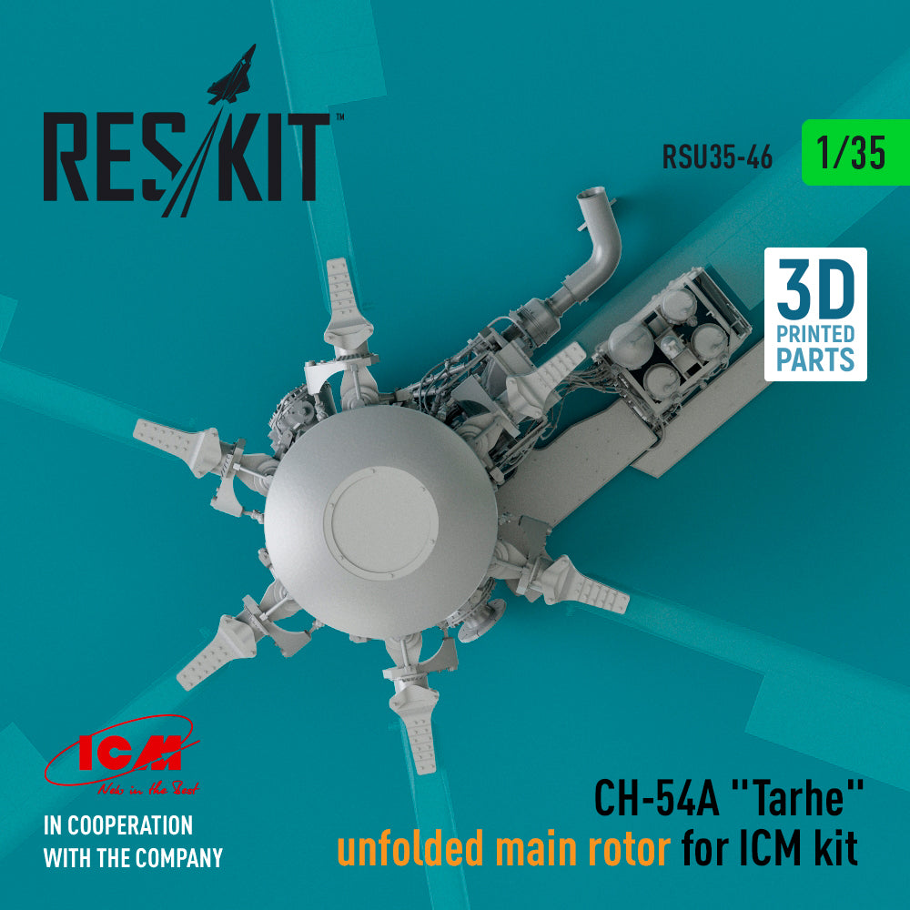 ResKit RSU35-0046 1:35 Sikorsky CH-54A Tarhe un-folded main rotor