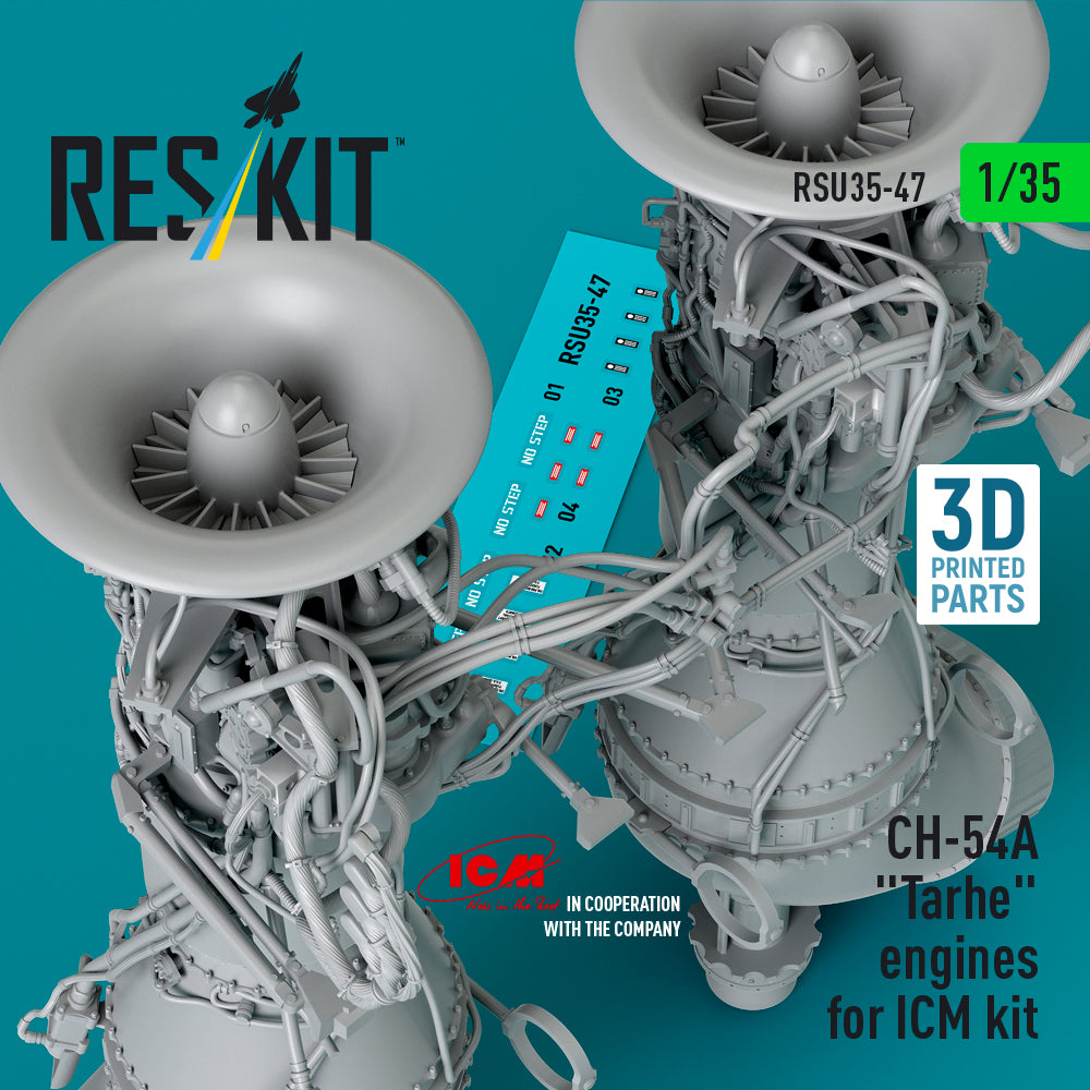 ResKit RSU35-0047 1:35 Sikorsky CH-54A Tarhe engines