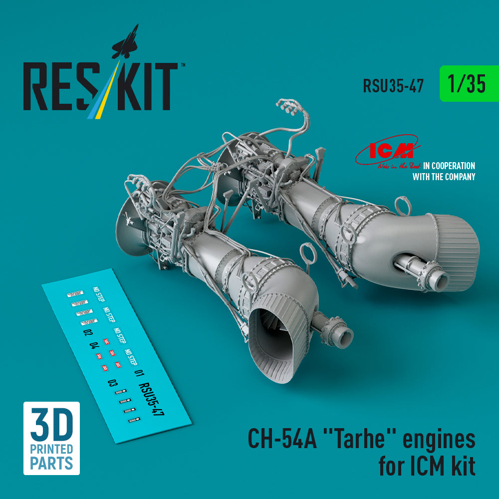 ResKit RSU35-0047 1:35 Sikorsky CH-54A Tarhe engines