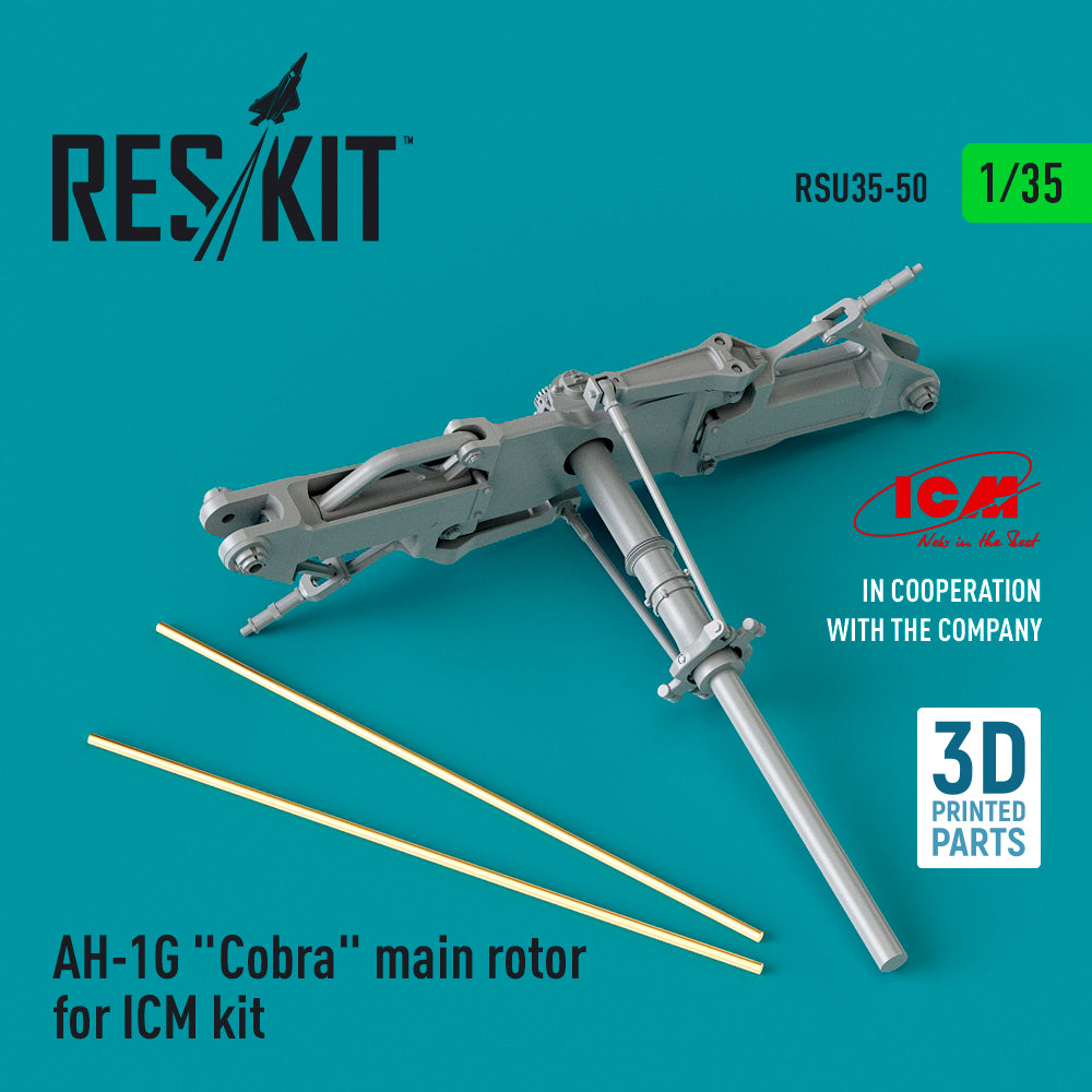 ResKit RSU35-0050 1:35 Bell AH-1G Cobra main rotor