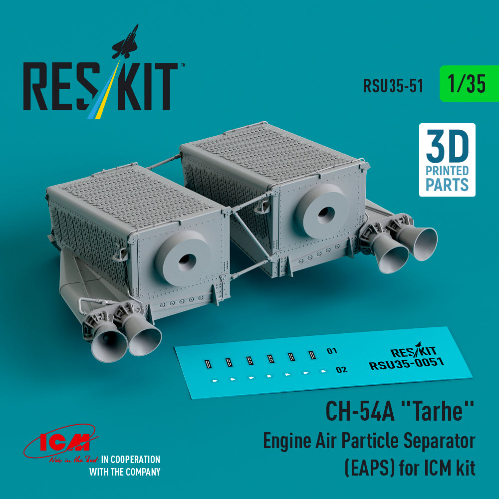 ResKit RSU35-0051 1:35 Sikorsky CH-54A Tarhe Engine Air Particle Separator