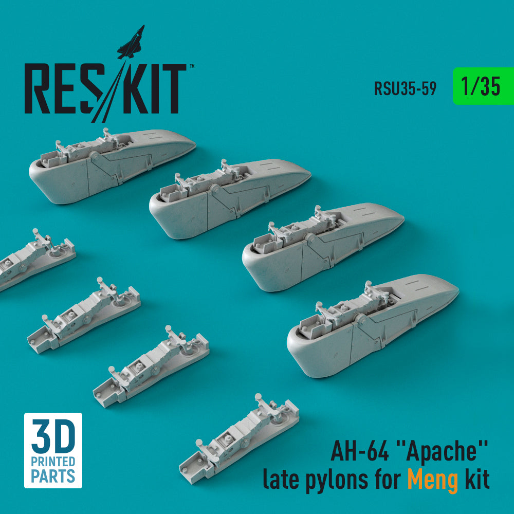 ResKit RSU35-0059 1:35 Bell/Boeing AH-64 Apache late pylons