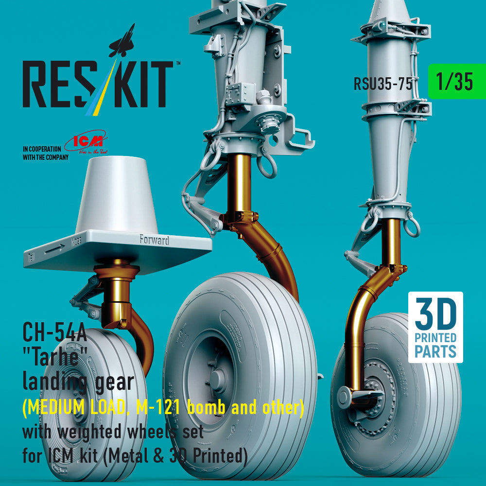 ResKit RSU35-0075 1:35 Sikorsky CH-54A "Tarhe" landing gear