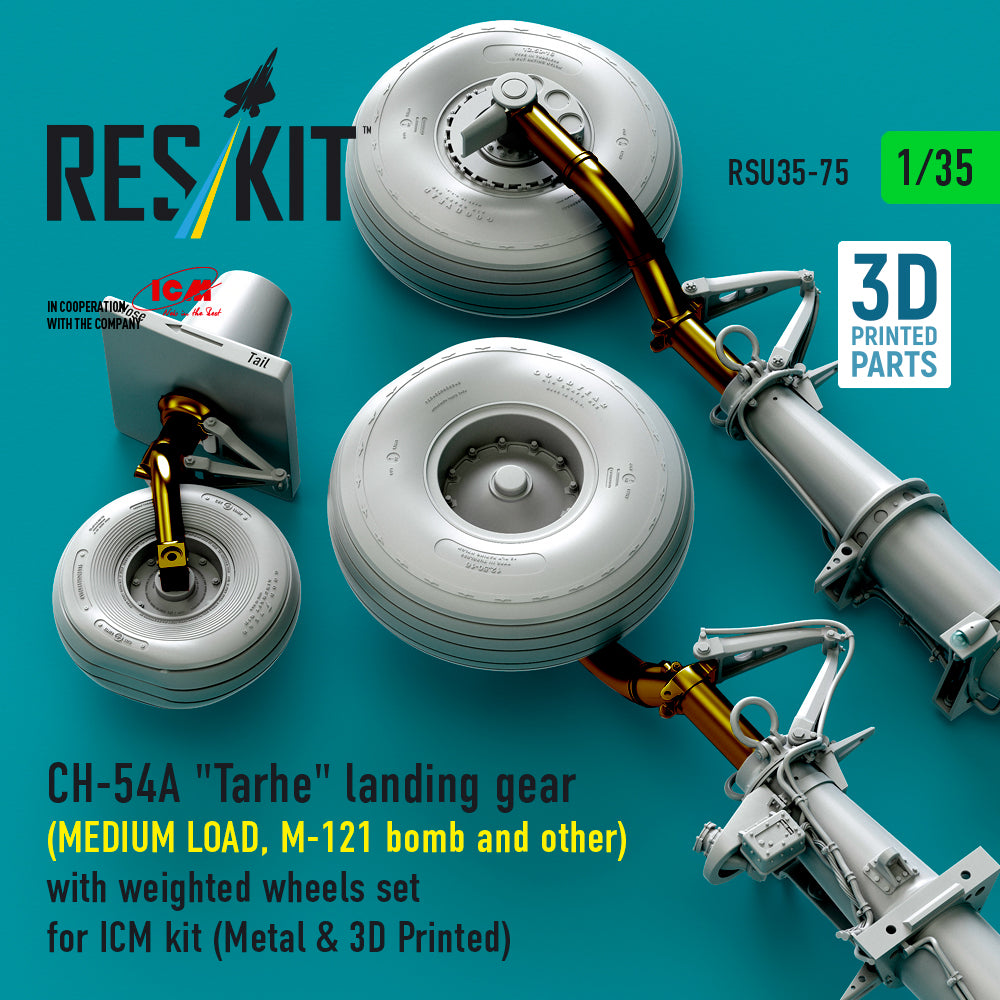 ResKit RSU35-0075 1:35 Sikorsky CH-54A "Tarhe" landing gear
