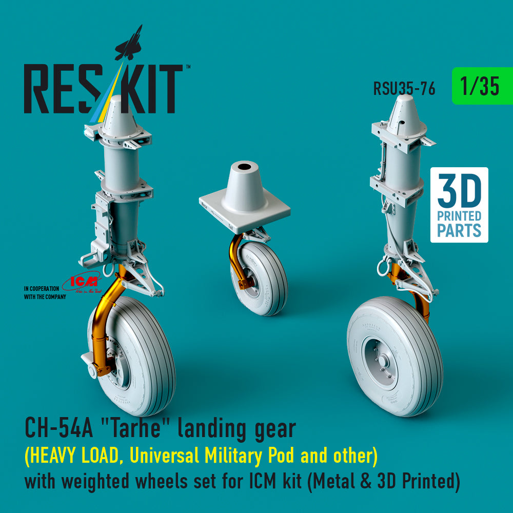 ResKit RSU35-0076 1:35 Sikorsky CH-54A "Tarhe" landing gear