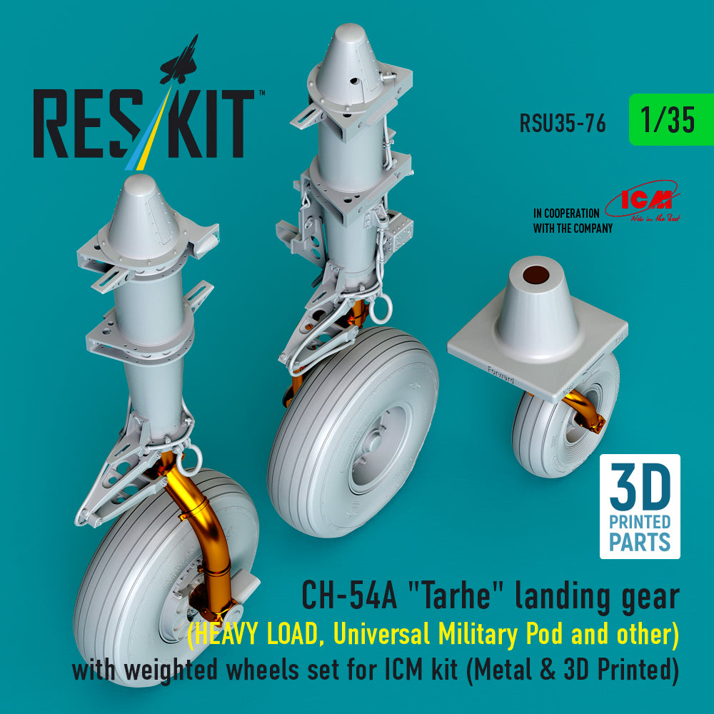ResKit RSU35-0076 1:35 Sikorsky CH-54A "Tarhe" landing gear