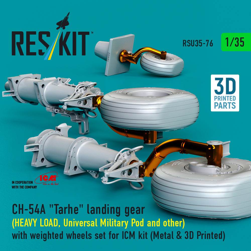 ResKit RSU35-0076 1:35 Sikorsky CH-54A "Tarhe" landing gear