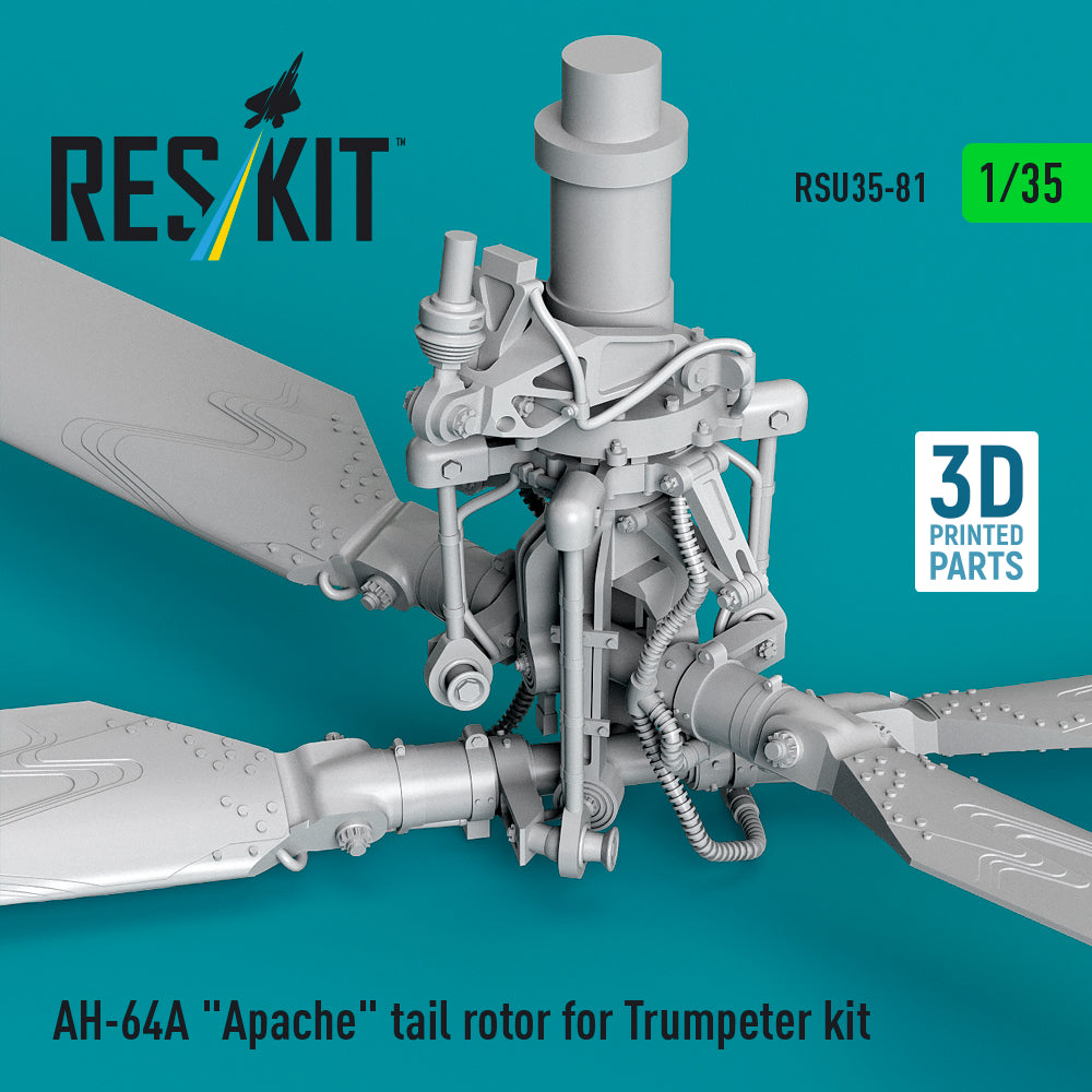 ResKit RSU35-0081 1:35 Bell/Boeing AH-64A Apache tail rotor