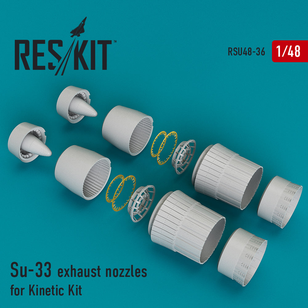 ResKit RSU48-0036 1:48 Sukhoi Su-33 exhaust nozzles